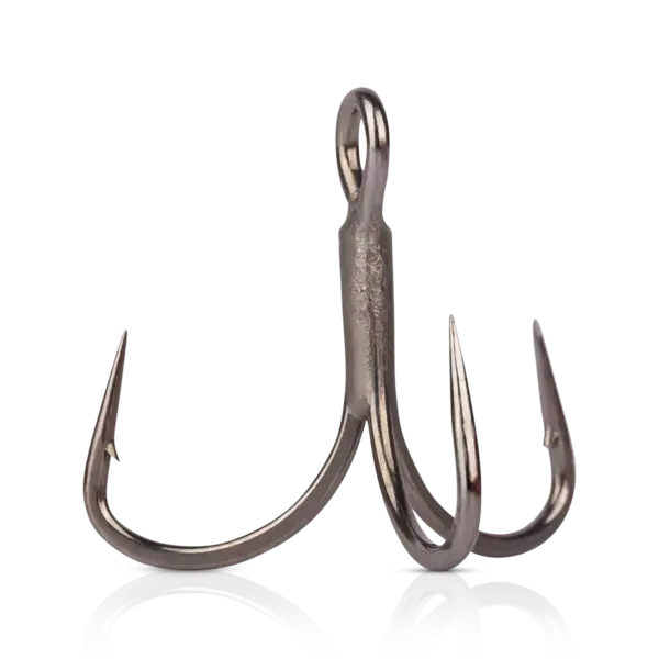 Mustad Inline Triple Grip Short Hook – Compact High-Hold Design 1