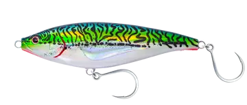 Nomad Madscad 150 Sinking Jerkbait – 6-Inch, 2.75 Oz, Silver-Green Mackerel Finish 1