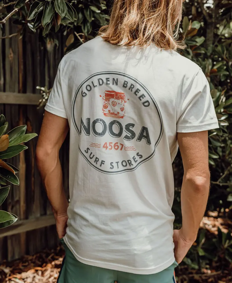 Noosa Kombi Retro Graphic T-Shirt In Off-White 1
