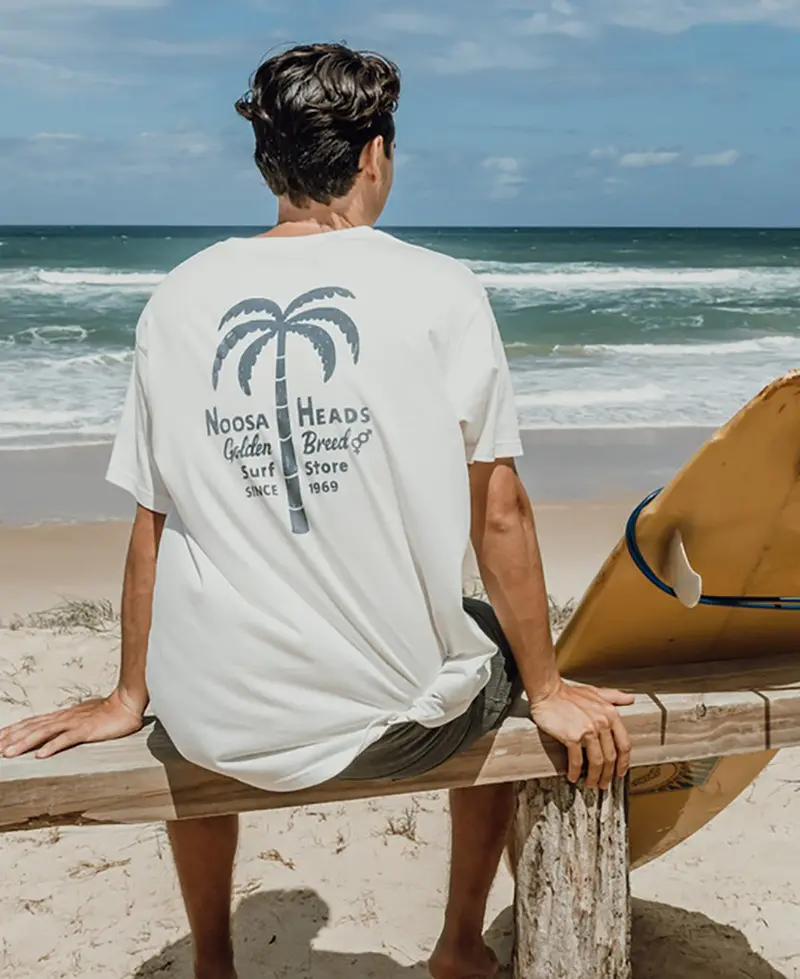 Noosa Palm Loco T-Shirt – Off-White 1