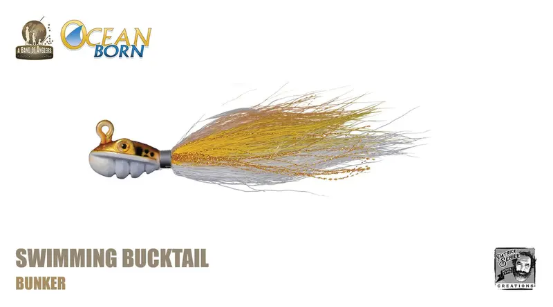 Ocean Born Swimming Bucktail Jig – 28G 1