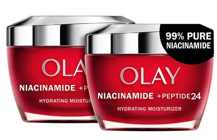 Olay Regenerist Niacinamide + Peptide 24 Facial Moisturizer (1.7 Oz, 2-Pack) 1