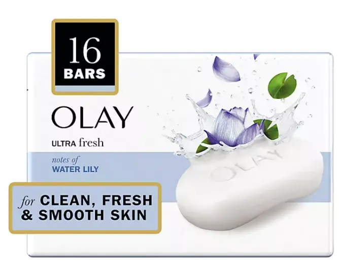Olay Ultra Fresh Water Lily Scented Bar Soap (4 Oz, 16 Count) 1