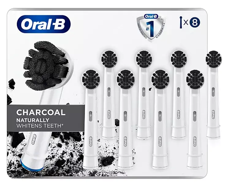Oral-B Charcoal Infused Replacement Brush Heads – 8-Pack 1