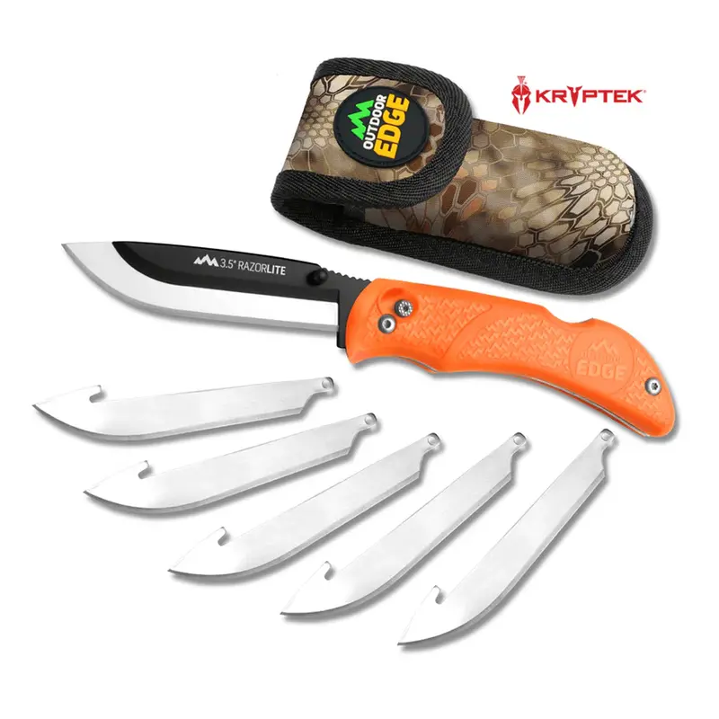 Outdoor Edge Razorpro L 3.5" Fixed-Blade Knife With Replaceable Blades 1