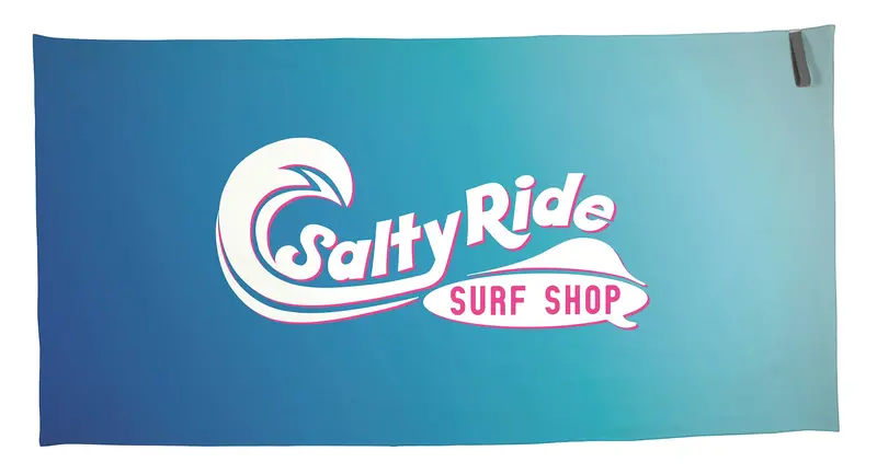 Oversized Beach Towel With Full-Color Custom Imprint 1