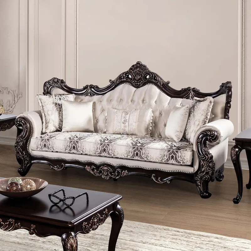 Palencia Velvet Accent Sofa By Furniture Of America – Fm65005Bg-Sf 1