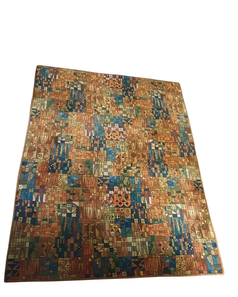 Parsa Wool Carpet For Vorwerk – Bold 1960S Abstract Design 1