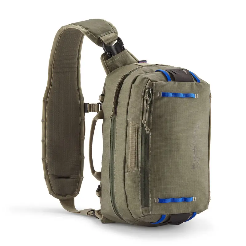 Patagonia Stealth Switch Pack 9L – River Rock Green With P6 Blue Accents 1