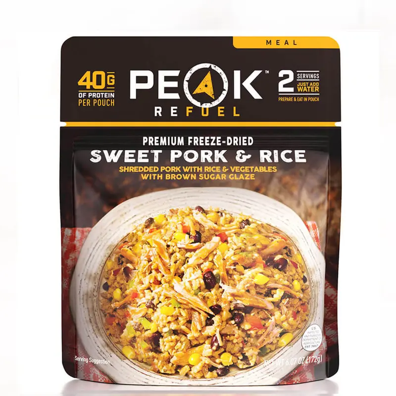 Peak Refuel Sweet Pork & Brown Rice Meal 1