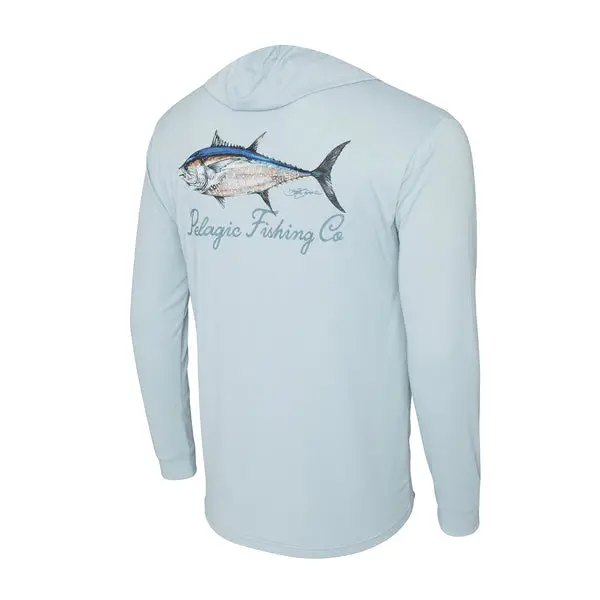 Pelagic Aquatek Hooded Fishing Shirt – Moisture-Wicking Uv-Blocking Top 1
