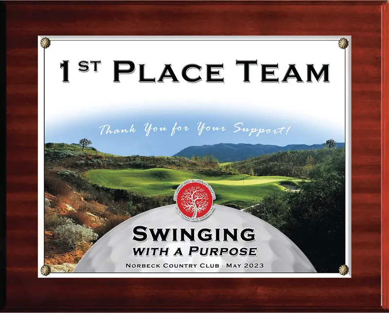 Personalized Award Plaques For Golf Events 1