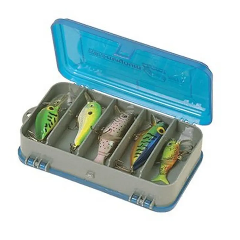 Plano Double-Sided Adjustable Tackle Storage Box – Blue And Grey 1
