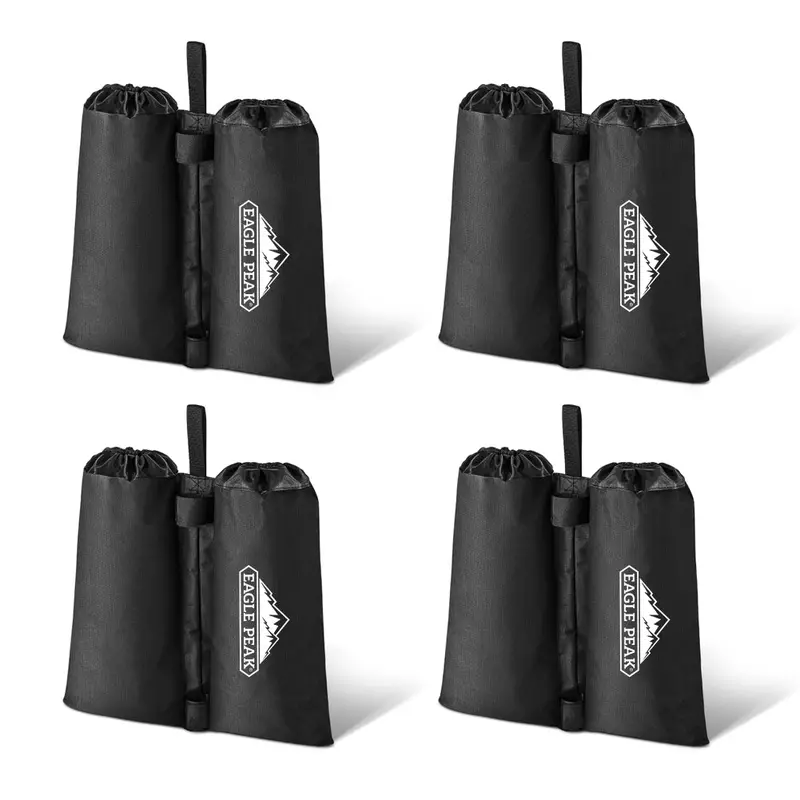 Pop-Up Canopy Weight Bag Set – 4-Pack For Enhanced Stability 1