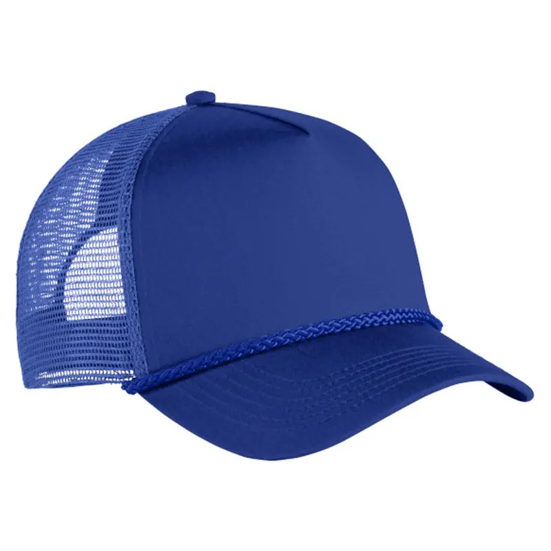 Port Authority 5-Panel Snapback Cap With Breathable Mesh Back 1