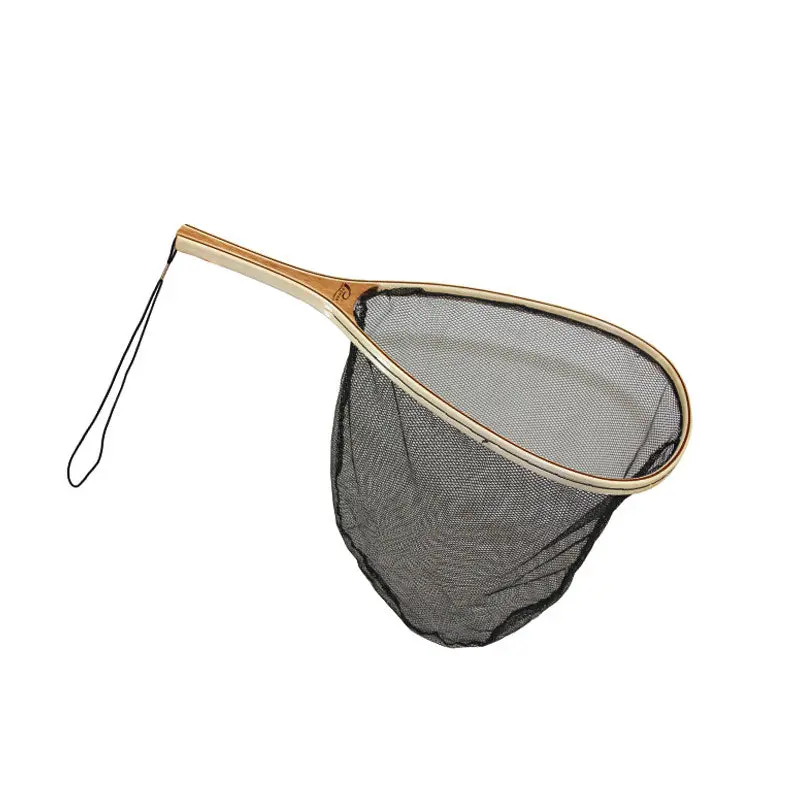Promar Premium Wooden Landing Net With Reinforced Rim 1