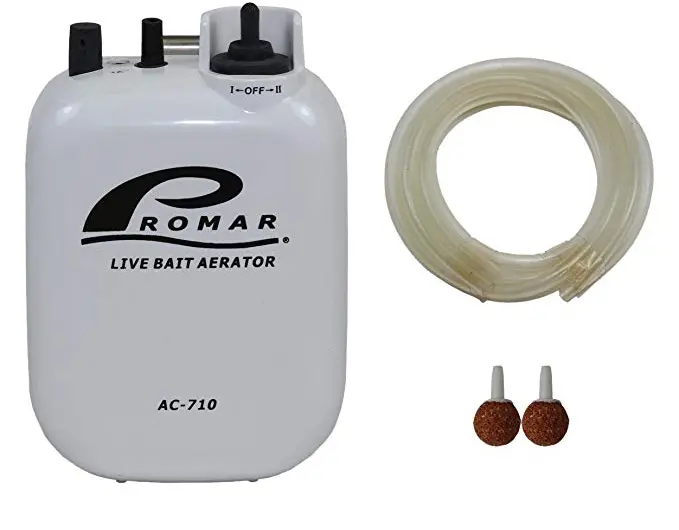Promar Two-Speed Live Bait Aerator With Adjustable Air Stone 1