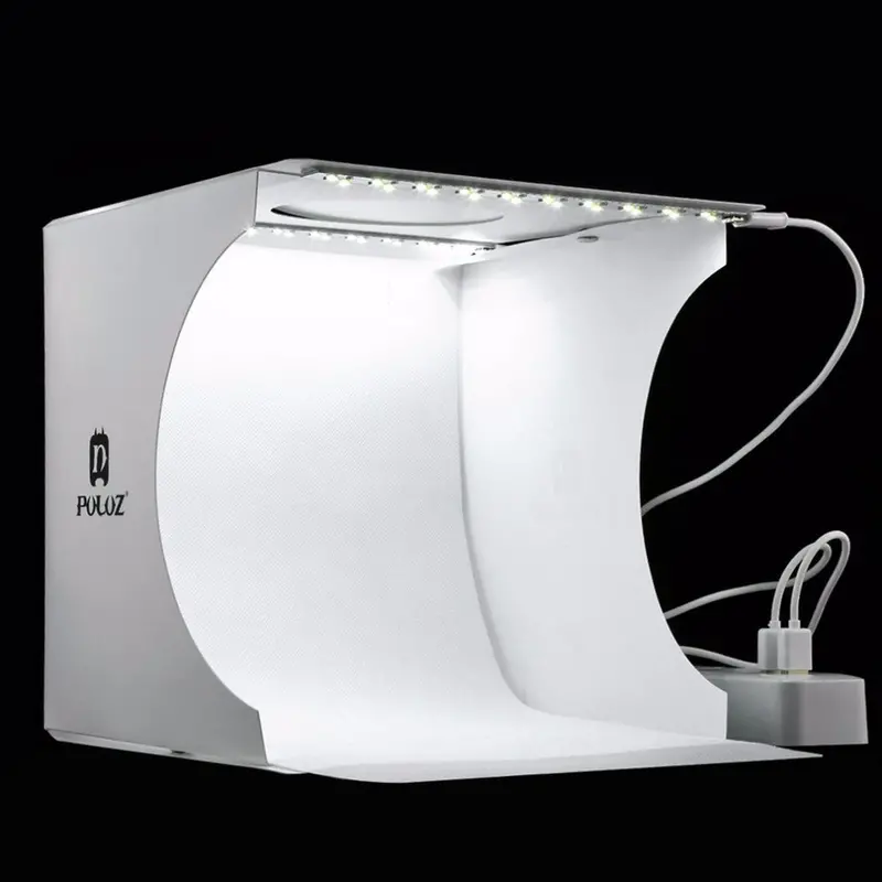 Puluz Foldable Led Studio Light Box – Compact Photography Lighting Tent For Slr And Digital Cameras 1