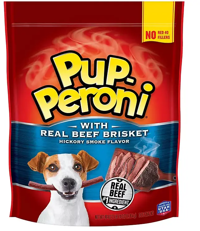 Pup-Peroni Hickory Smoked Dog Treats – Real Beef Brisket Flavor (46 Oz) 1