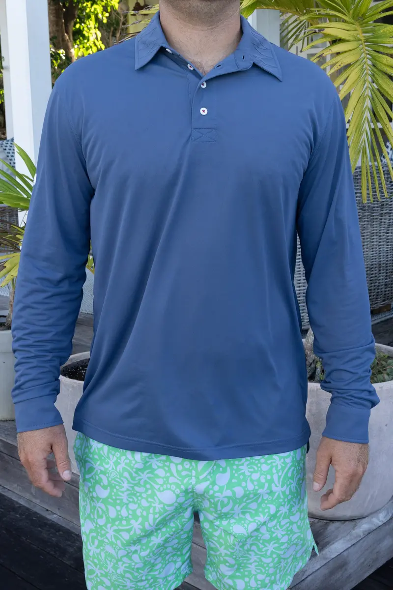 R3 Upf50 Performance Shirt – Vintage Indigo 1