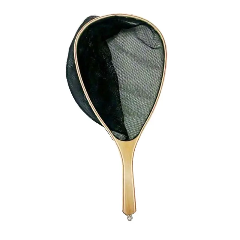 Ranger Wooden Trout Landing Net – 11" × 15" Catch-And-Release Design 1