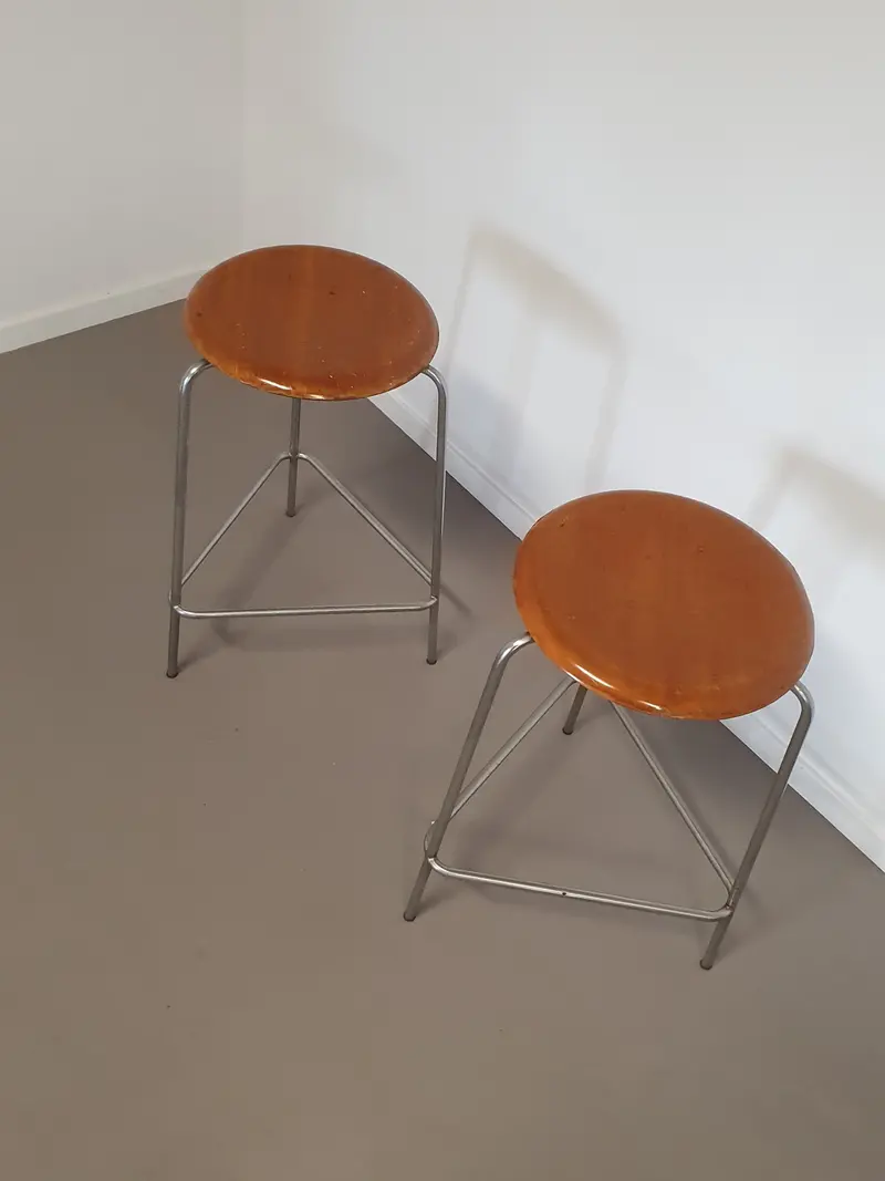 Rare Fritz Hansen Dot Chairs Model 1066 — Limited 1966 Production 1