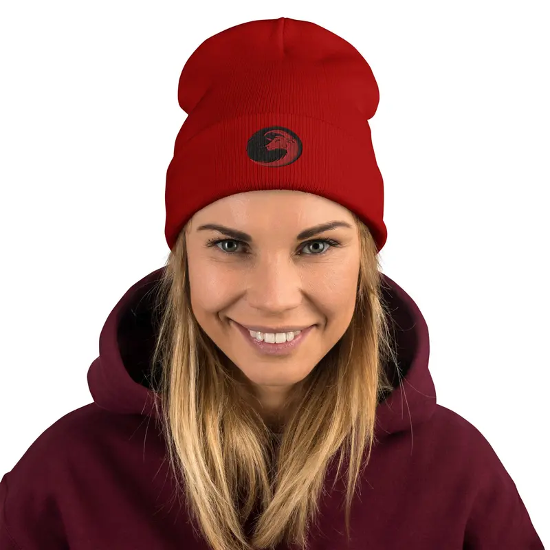 Ravenox Embroidered Beanie – Warm, Lightweight & Logo-Accented 2