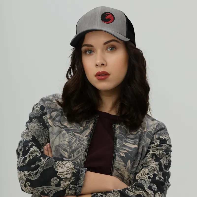 Ravenox Trucker Cap – Classic Fit With Breathable Mesh Back & Logo Front 8