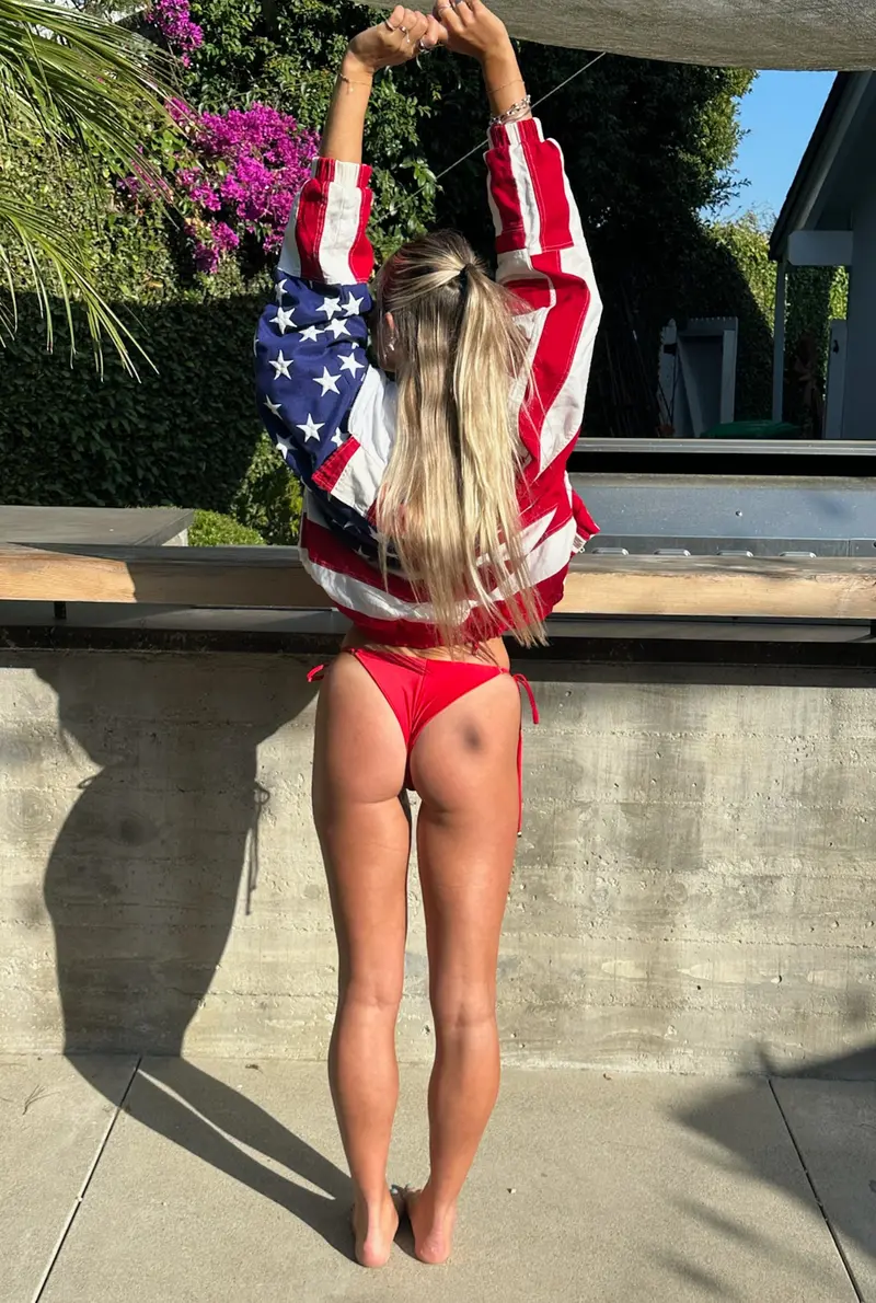 Red Vixen Side-Tie Bikini Bottom 1