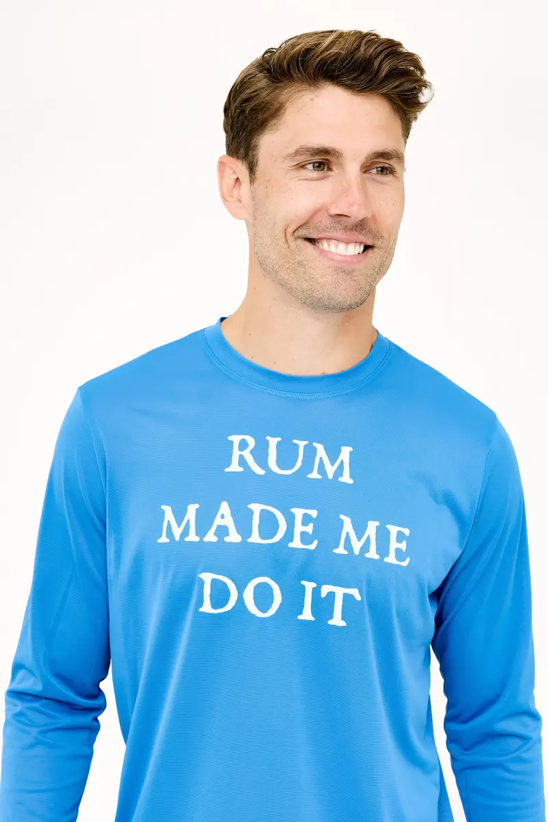 Regatta Blue Rum Made Me Do It Upf50 Travel Shirt 1