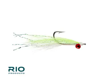 Rio Clouser Minnow Fly – Chartreuse & Yellow, Size 2/0 1