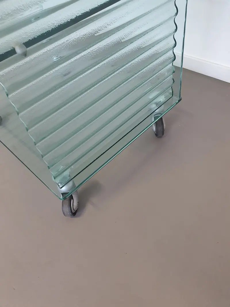 Ron Arad’S Onda Glass Media Cabinet For Fiam, Italy – 1980 1