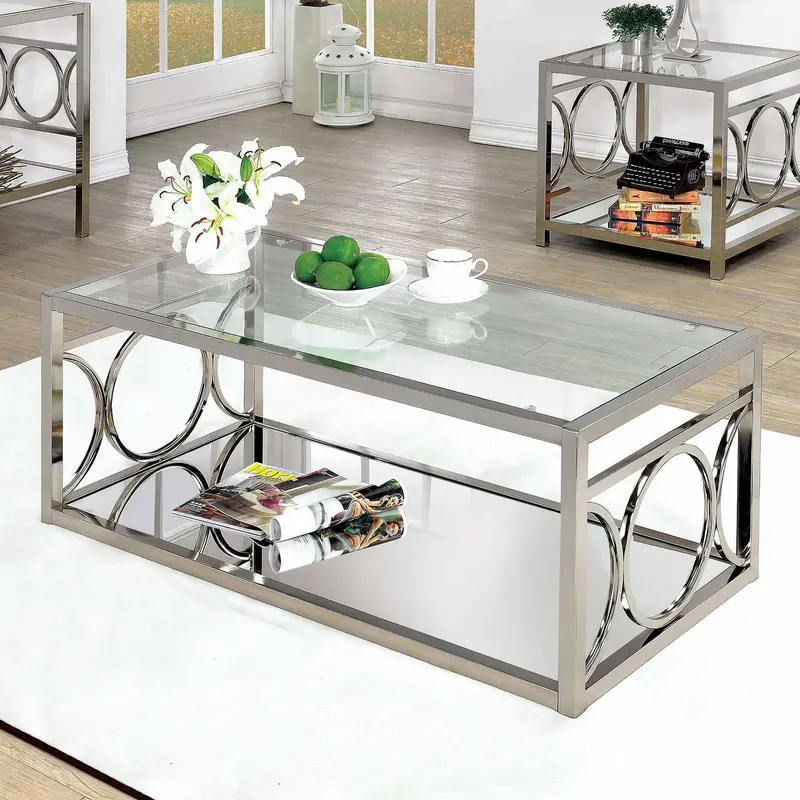 Rylee Cream Marble-Top Coffee Table – Furniture Of America (Cm4166Crm-C) 1