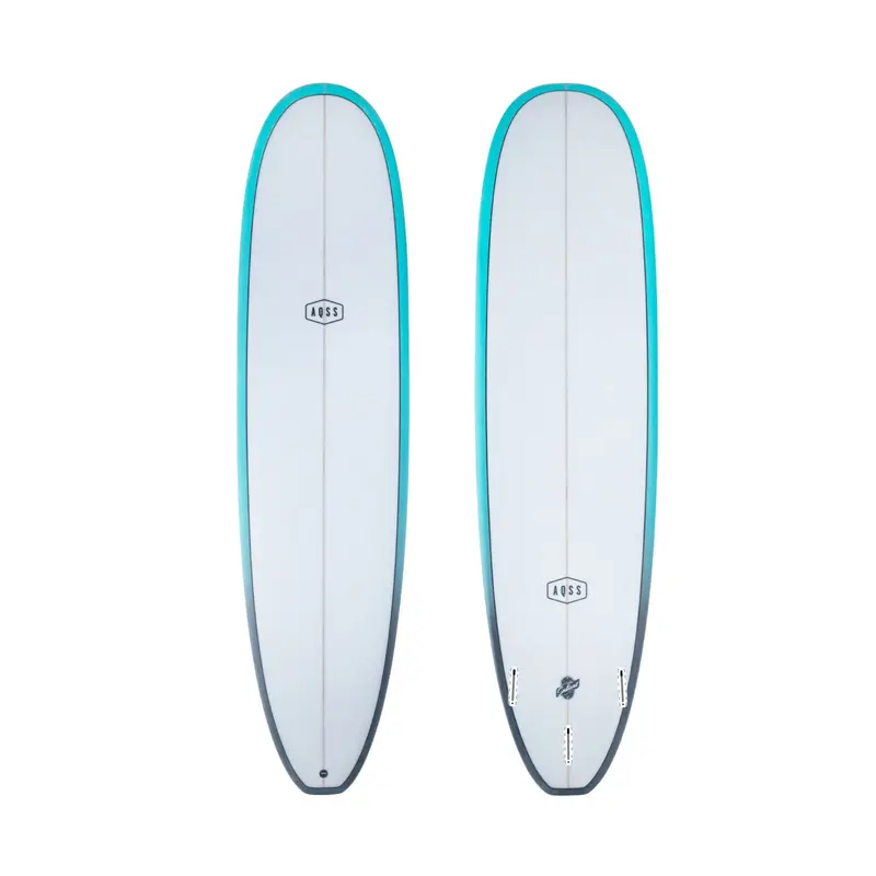 Salient Mini Mal St Surfboard – Turquoise And Black 1