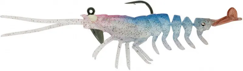 Savage Shrimp Ready-To-Fish Soft Bait – 5-Inch Ghost, Pack Of 2 1
