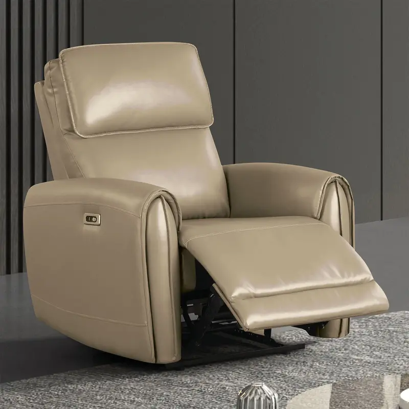 Schlieren Power Recliner With Quiet Motion Mechanism – Furniture Of America Fm6012Bg-Ch-Pm 1