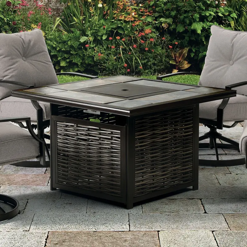 Segovia Fire Pit Coffee Table For Outdoor Use By Furniture Of America (Gm-2013) 1