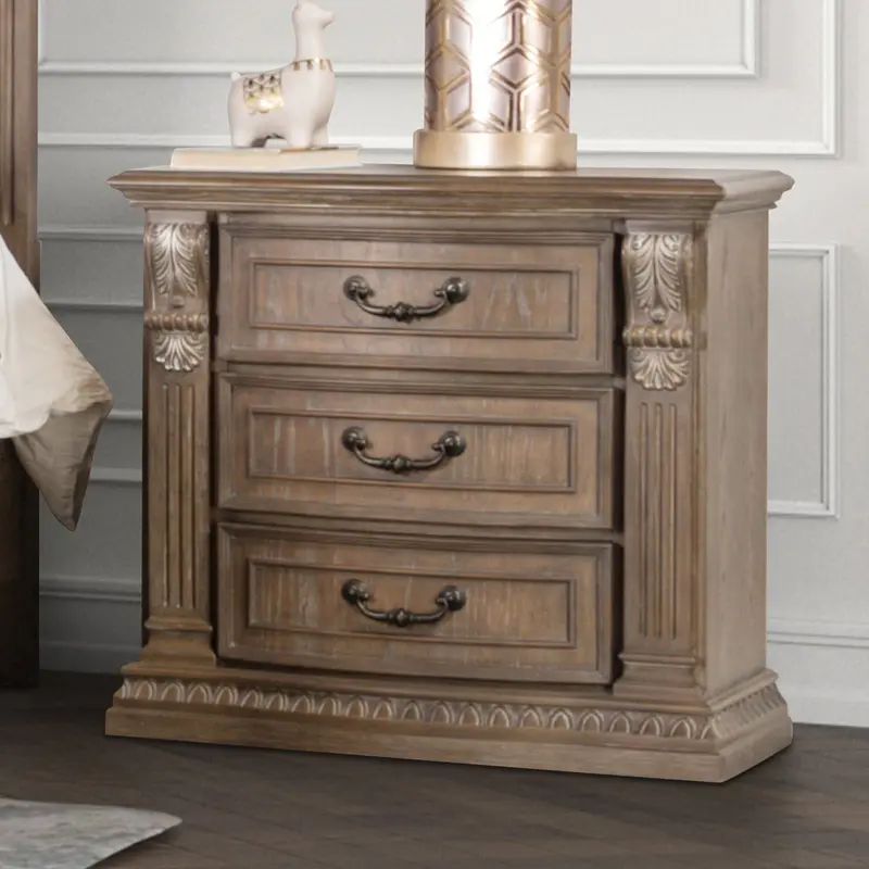 Sevenoaks Contemporary Nightstand By Furniture Of America – Fm7418Ak-N 1