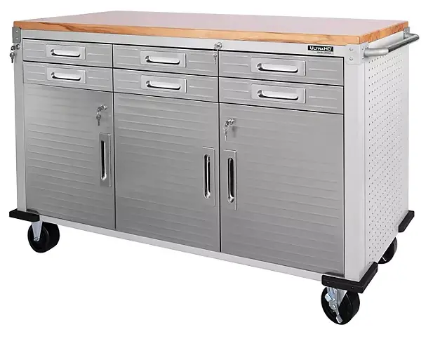 Seville Classics Ultrahd 6-Drawer Rolling Workbench (65.25"W X 20"D) 1