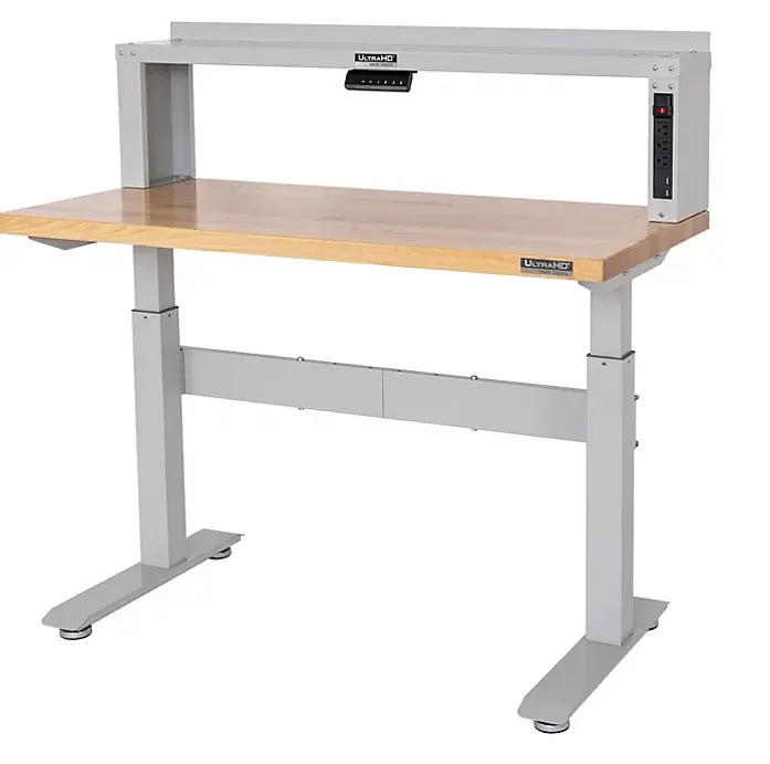 Seville Classics Ultrahd Electric Height-Adjustable Workbench (48"W X 24"D) 1