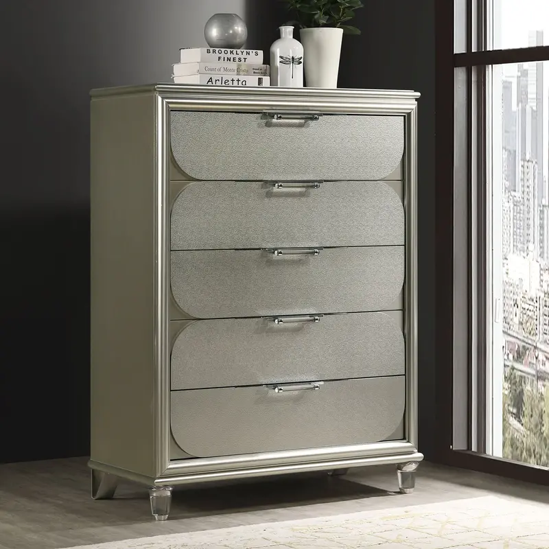 Sheridan Tall Chest Of Drawers By Furniture Of America – Fm72080Sv-C 1
