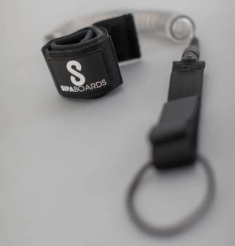 Sipaboards Coiled Safety Leash For Electric And Manual Sups 1