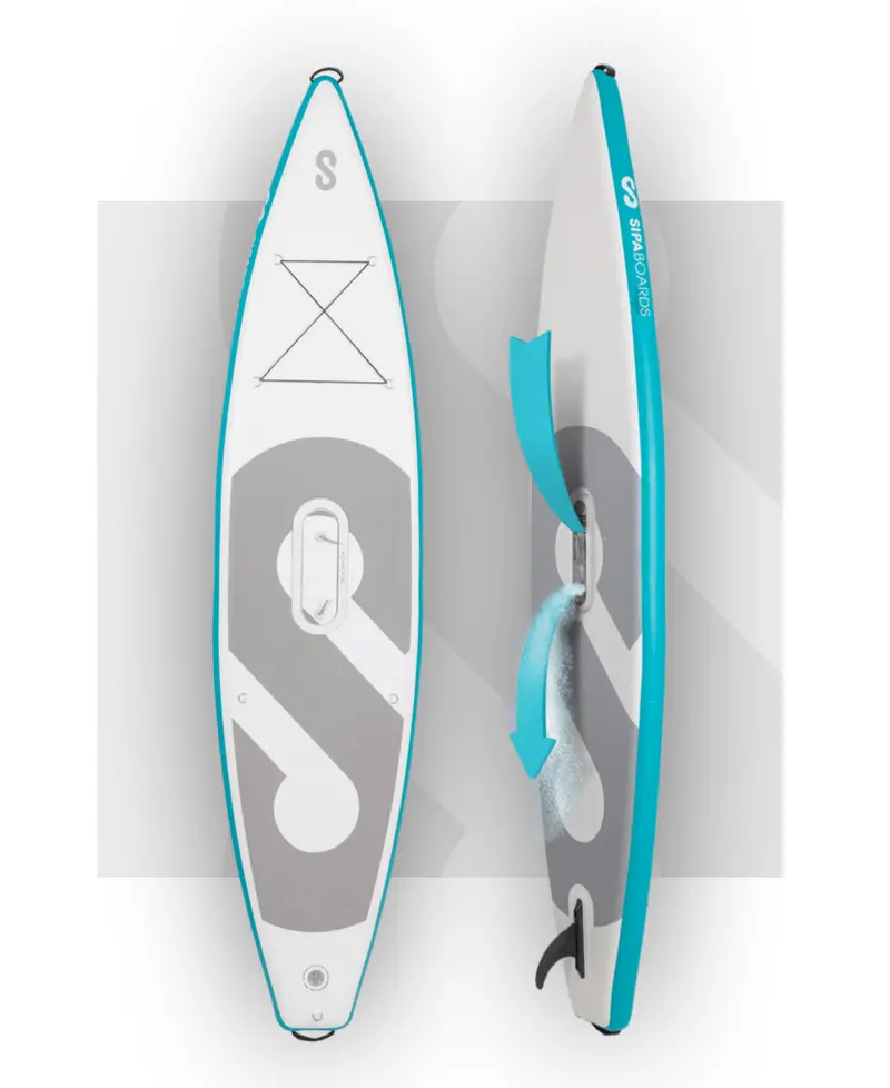 Sipaboards Tourer 12' Self-Inflating Electric Sup For Long-Distance Paddling 1