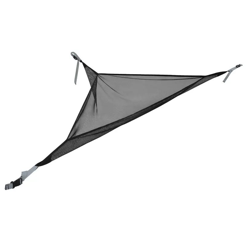 Space-Saving Corner Mesh Shelf For Canopy Tent Organization 1