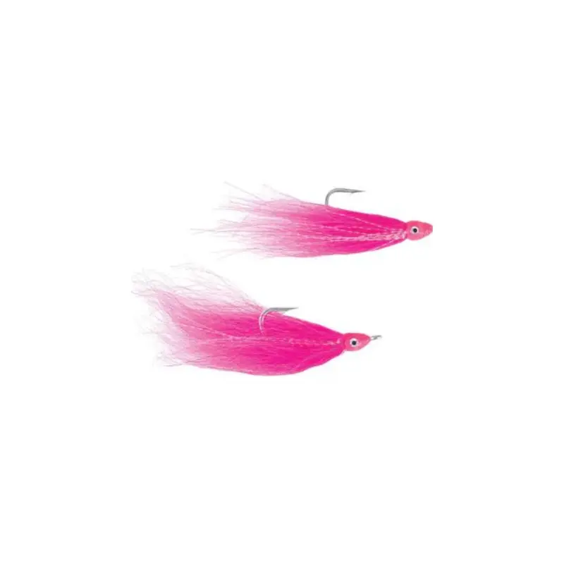 Spro Bucktail Teaser – Size 2/0 In Pink (3-Pack) 1