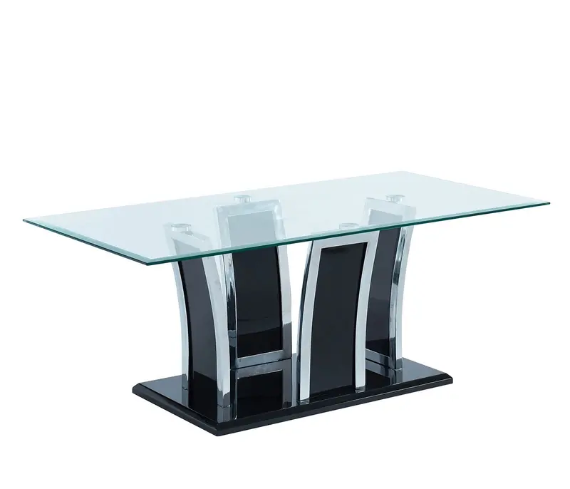 Staten Black Two-Tier Coffee Table – Furniture Of America (Cm4372Bk-C-Pk) 1