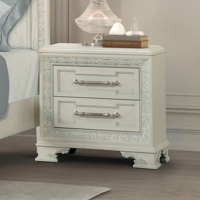 Stella Mia Nightstand With Usb Ports – Furniture Of America 1