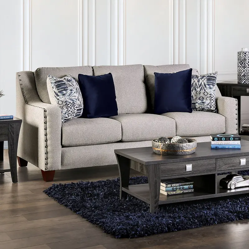Stickney Contemporary Two-Tone Sofa By Furniture Of America – Sm6441-Sf 1