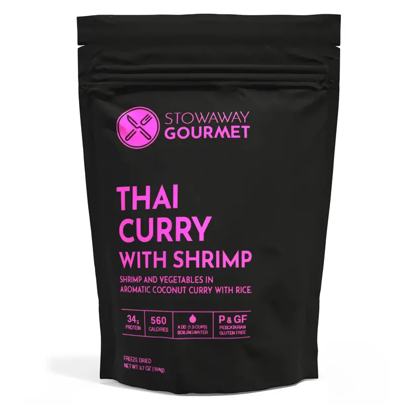Stowaway Gourmet Thai Curry With Shrimp – Shelf-Stable Meal Kit 1