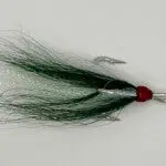 Striper-Gear Bucktail Jig – Size 3/0, Black Treble Hook 1
